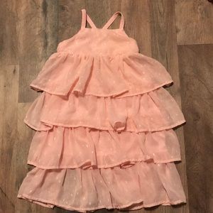 Pink ruffled cat and jack dress